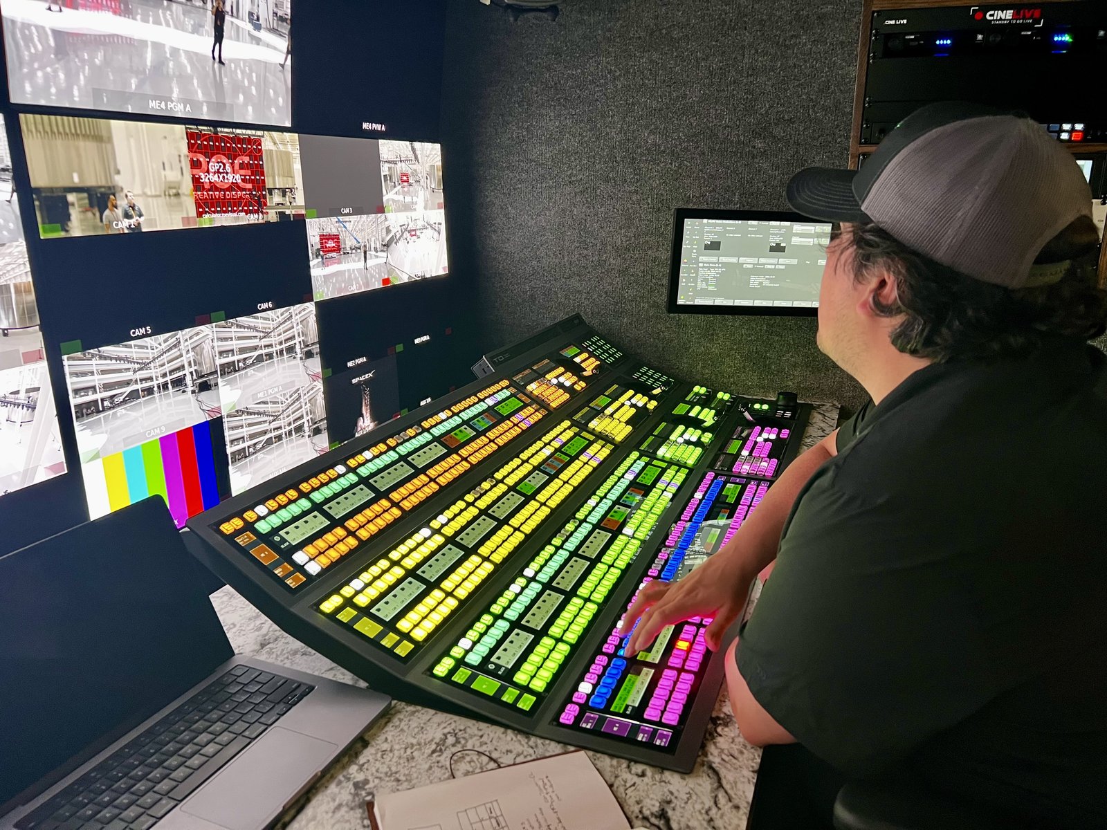 Guillermo as TD on Ross Switcher